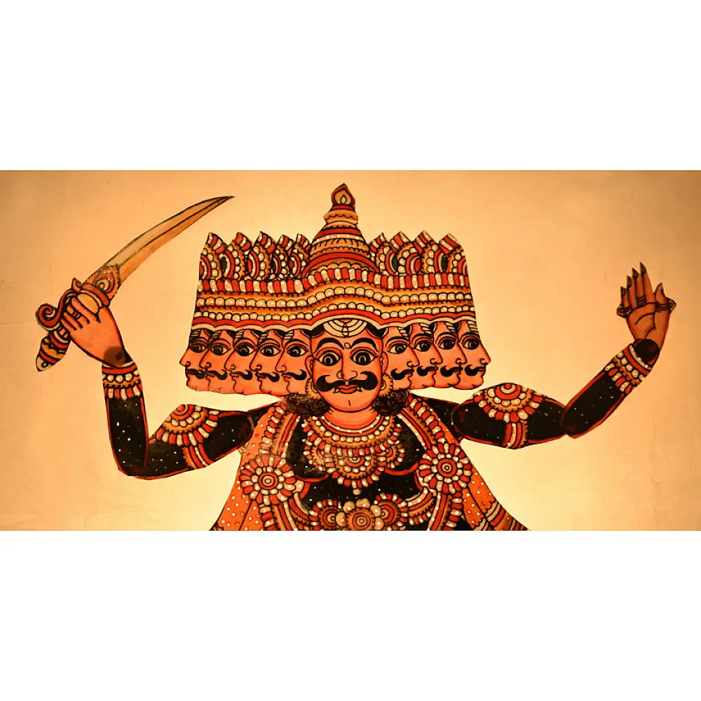 Tell Tale ♣ Leather Puppets ♣ Lankapati Ravana { 12 }